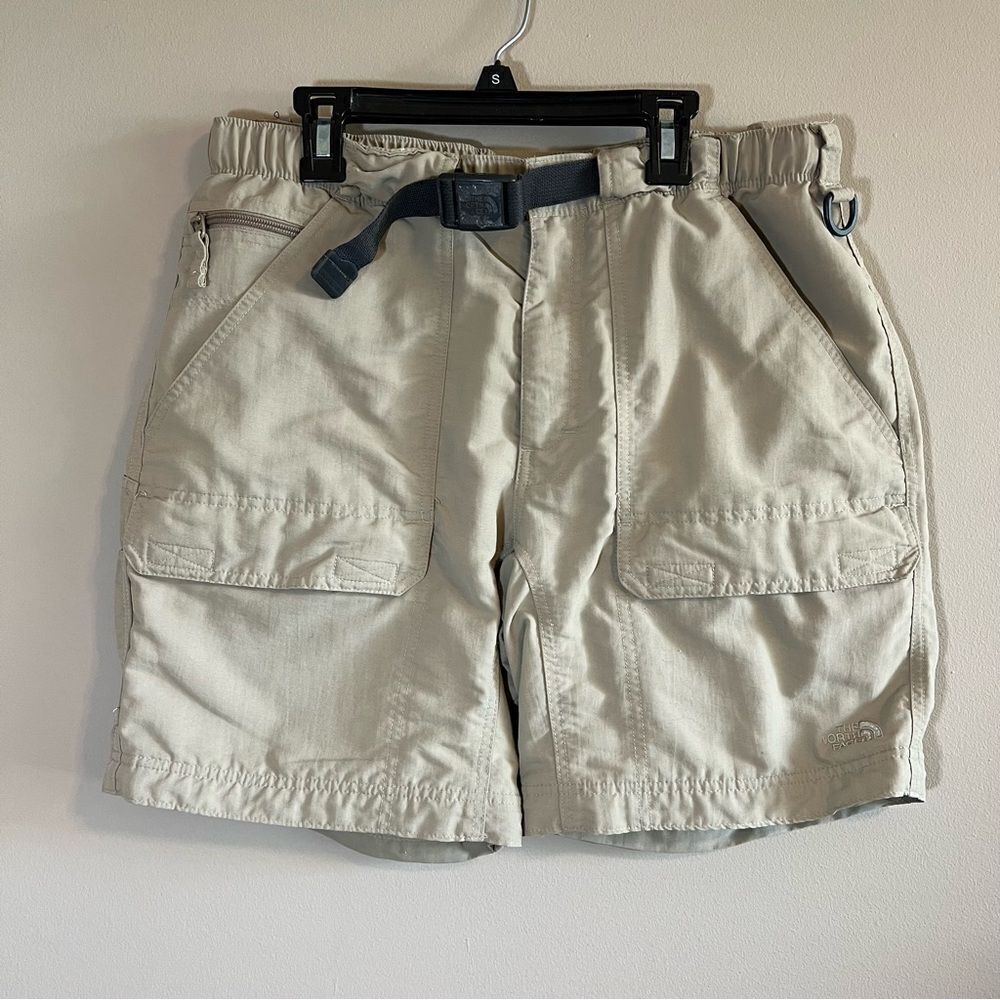 ✨ The North Face Men’s Khaki‎ Cargo Hiking Shorts with Belt Medium Long